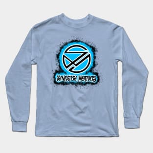 Sinister Motives logo lt. Blue Long Sleeve T-Shirt